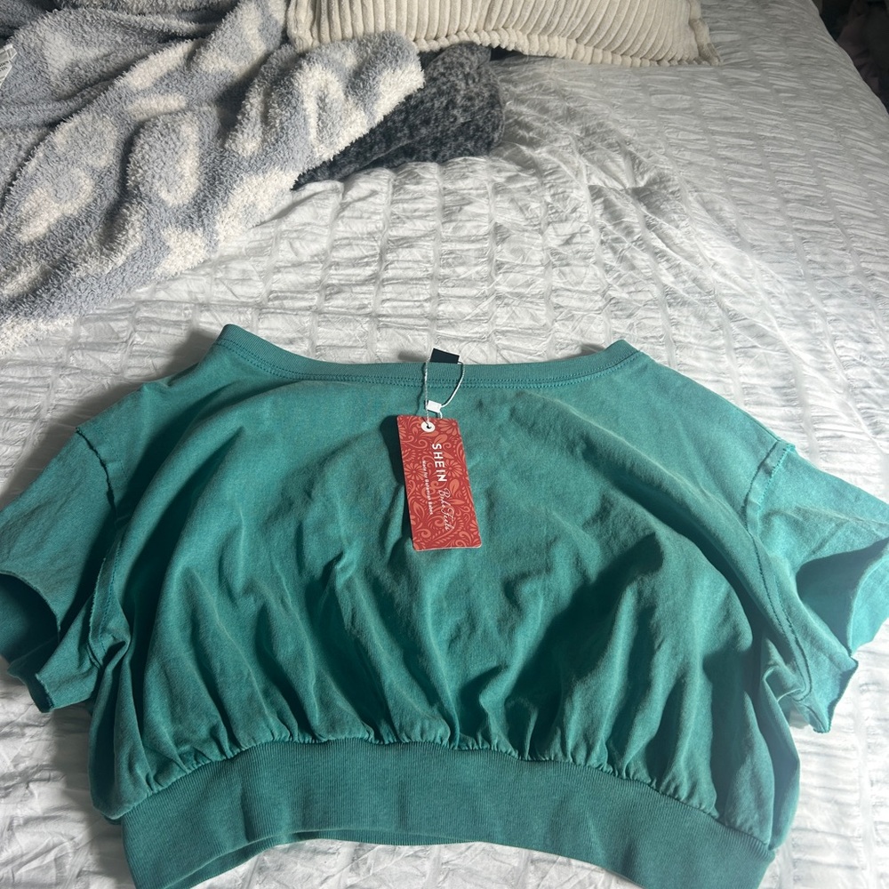 Shein Green Women's Top